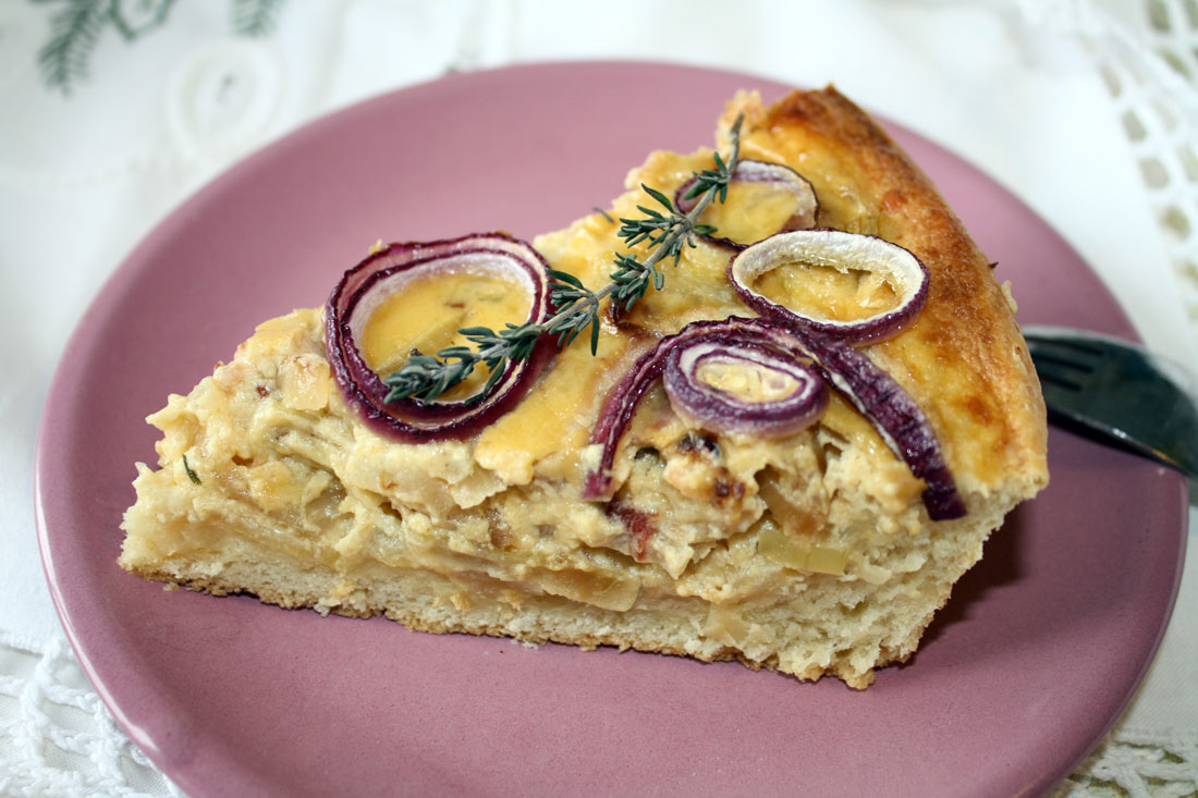 Pikantní koláče: cibulový, brokolicový, špenátový, paprikový