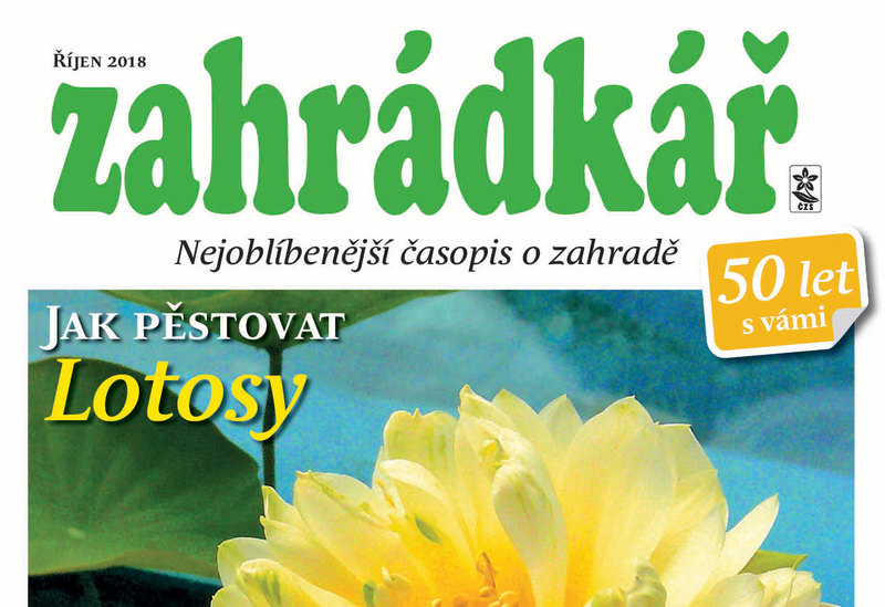 Zahrádkář 10/2018: ovocné stromy, indiánské plodiny, zelí... Zahrádkář 10/2018: ovocné stromy, indiánské plodiny, zelí...