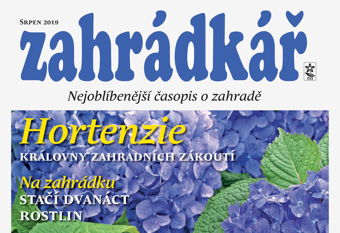 Zahrádkář 8/2019: tvůrčí pletí, meruňkové vybírání, letní čtení...