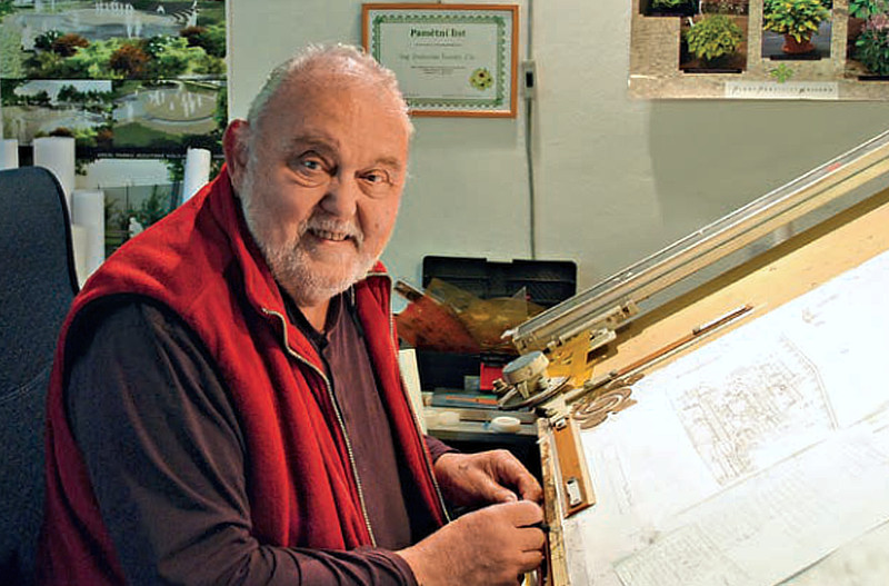 Drahoslav Šonský Zahradní architekt Drahoslav Šonský