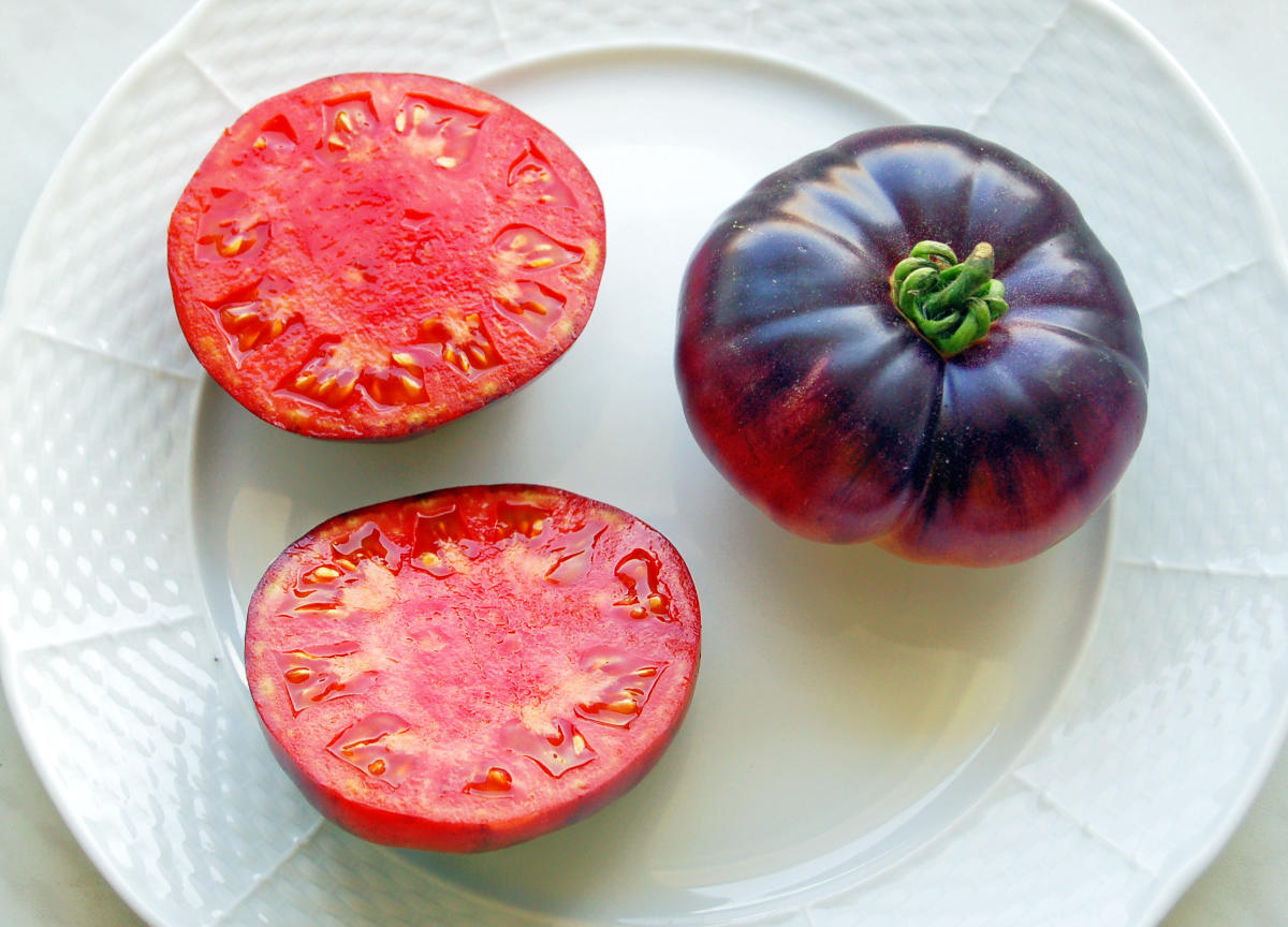 Rajče odrůdy Black Krim Black Krim rajče