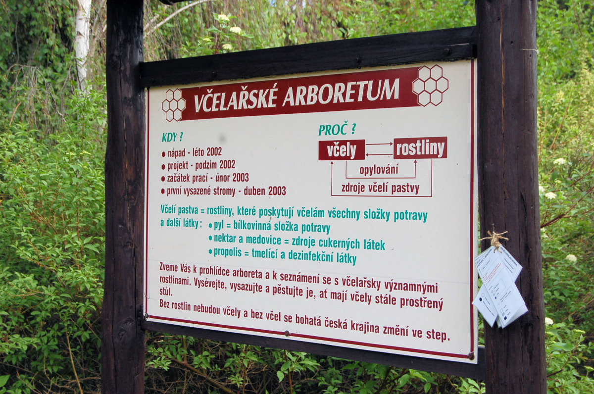 Včelařské arboretum a včelí inspiromat vybudovalo Střední učiliště včelařské - Včelařské vzdělávací centrum o.p.s. Včelařské arboretum a včelí inspiromat vybudovalo Střední učiliště včelařské - Včelařské vzdělávací centrum o.p.s.