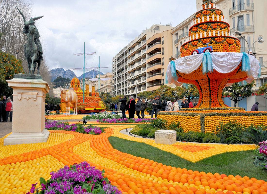 Citrusový festival v Mentonu