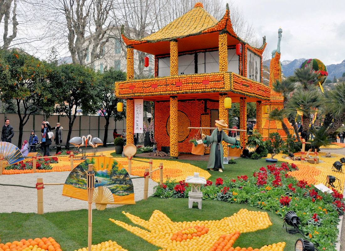 Citrusový festival v Mentonu