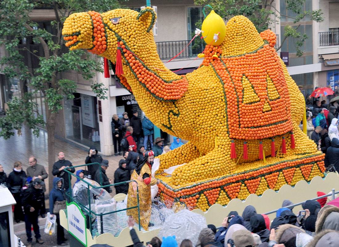 Citrusový festival v Mentonu