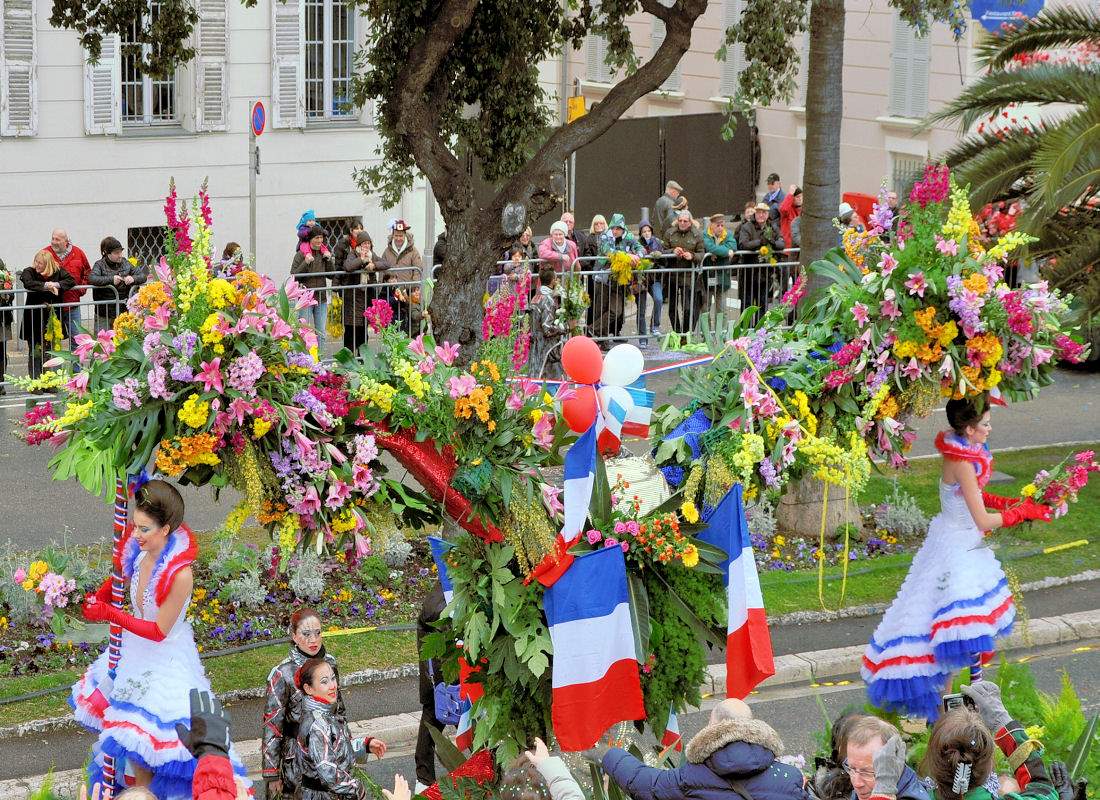Květinový karneval v Nice