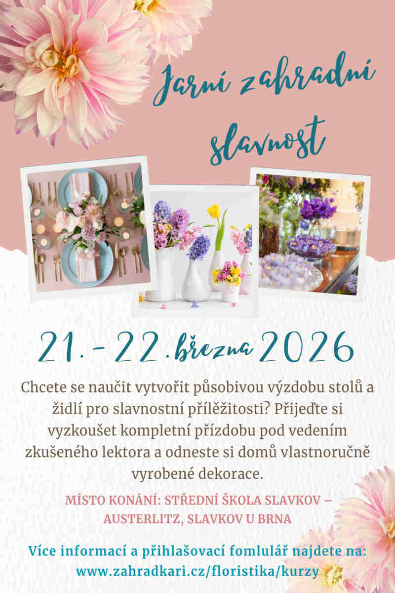 Jarní zahradní slavnost Jarní zahradní slavnost