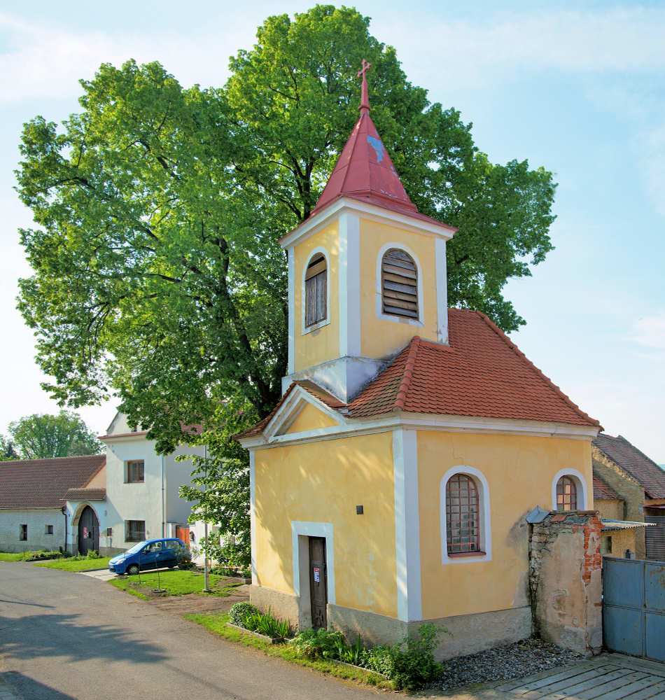 Kaple v obci Mradice Dotace na památky - kaple